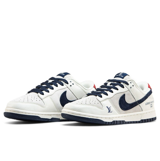 Nike SB Dunk Low x Louis Vuitton Grey Blue Red