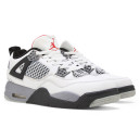 Jordan 4 Cement White Grey Black З ХУТРОМ