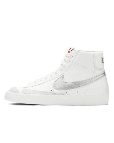 Nike Blazer Mid 77 White Silver Metallic CZ1055-112
