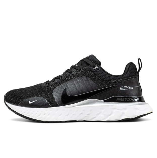 Nike React Infinity Run Black White