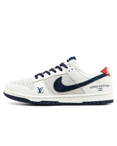 Nike SB Dunk Low x Louis Vuitton Grey Blue Red