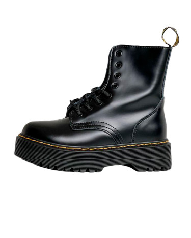 Jadon Smooth Leather Boots Zip Black