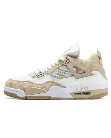 Jordan 4 x Louis Vuitton White Beige