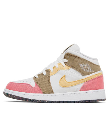 Jordan 1 Mid Pastel Grind DJ0338-100