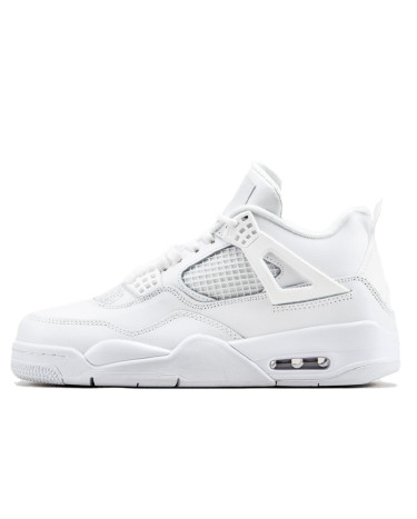 Jordan 4 Retro White Leather