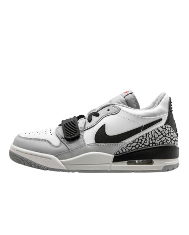 Jordan Legacy 312 Low Tech Grey Fire Red Black CD7069-101