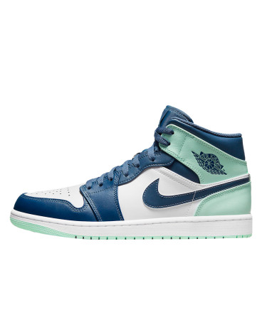 Jordan 1 Mid Mystic Navy Mint Foam 554724-413