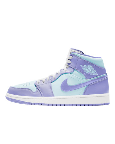 Jordan 1 Mid Purple Aqua 554724-500