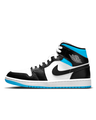 Jordan 1 Mid University Black White BQ6472-102