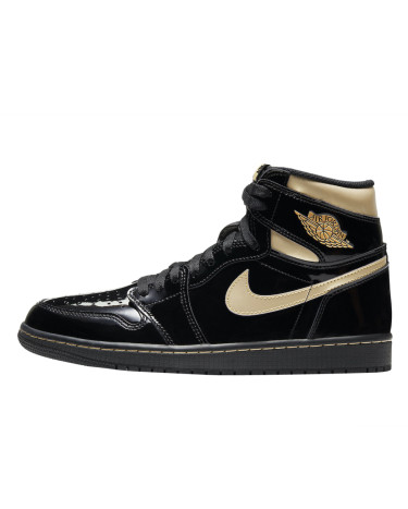 Jordan 1 Retro High Black Metallic Gold 555088-032