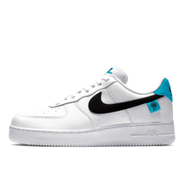Nike Air Force 1 Low Worldwide White Blue Fury Black CK7648-100
