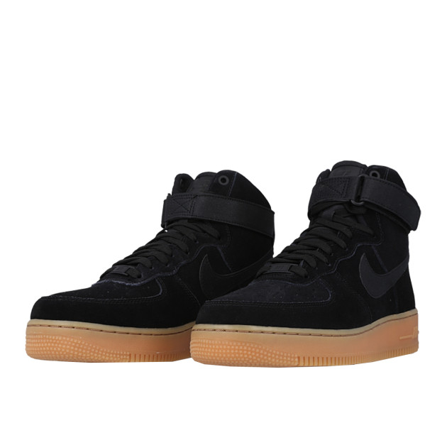 Nike Air Force 1 High '07 LV8 Suede Black Gum Medium Brown AA1118-001